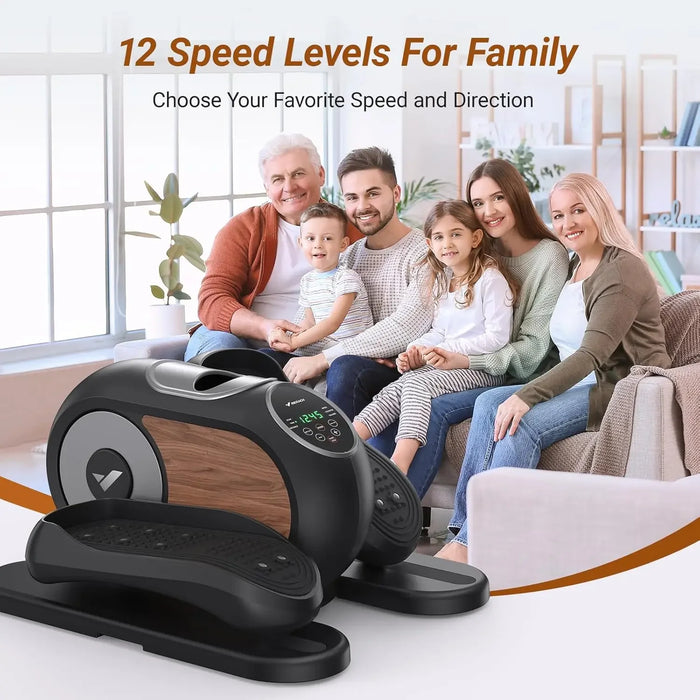 Under Desk Elliptical with Remote Control & Adjustable Speeds