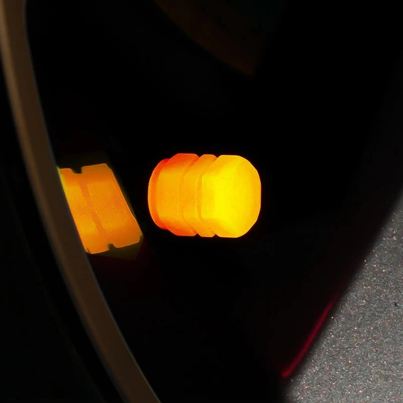 Luminous Tire Valve Caps (4-Pack)