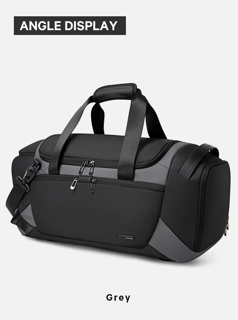 BANGE Sports Bags Men Gym Bags For Fitness Training Outdoor WaterProof Sport Bag Dry Wet Separation Bags Sac De Travel Bag