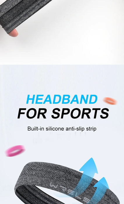 Elastic Sports Headbands – Sweat Absorption, Anti-Slip, Breathable Headband for Yoga, Running, and Workout