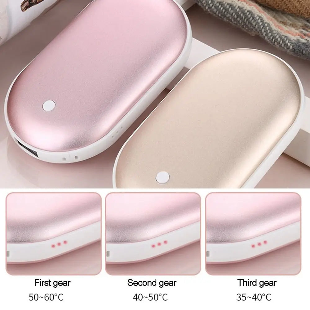 2-in-1 Rechargeable Hand Warmer & Power Bank