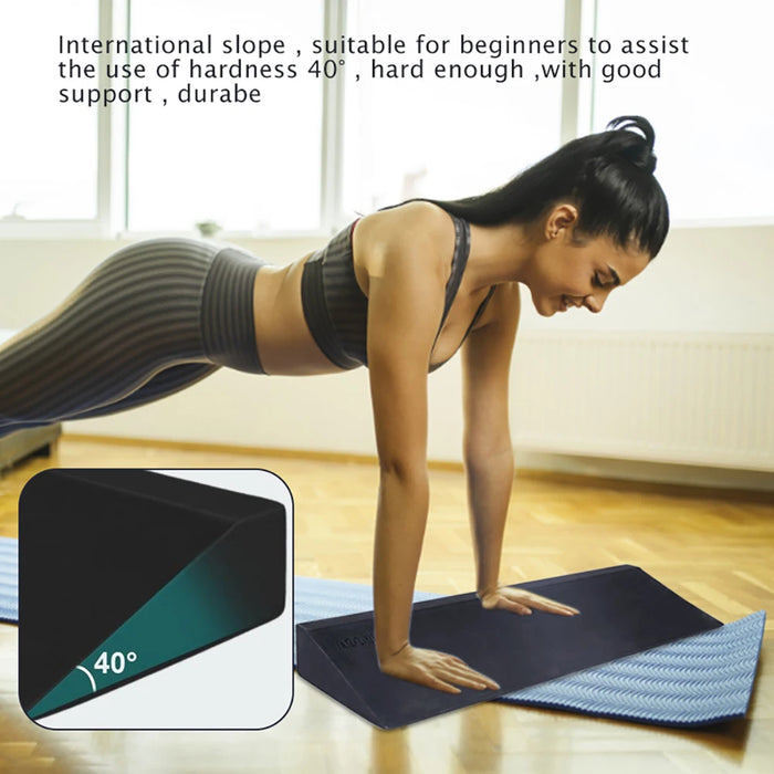 Yoga Wedge Blocks – Lightweight Slant Board for Wrist and Lower Back Support