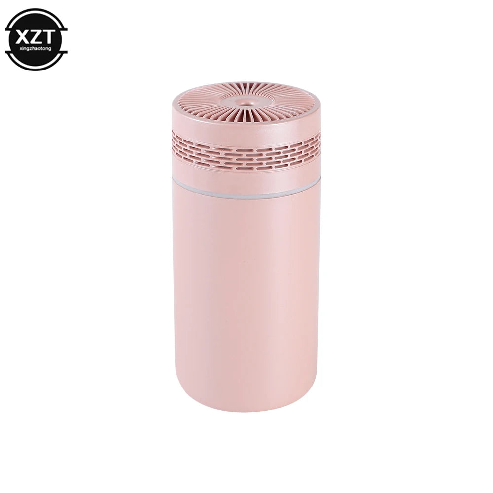 Colorful Mini Air Humidifier with LED Light - 320ML
