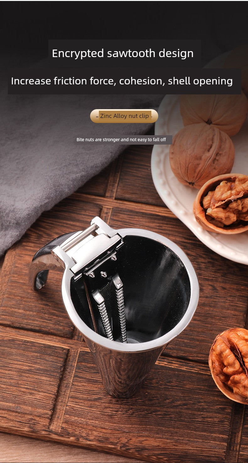 Zinc Alloy Clip Mouth Gag Peel Nuts Pecan