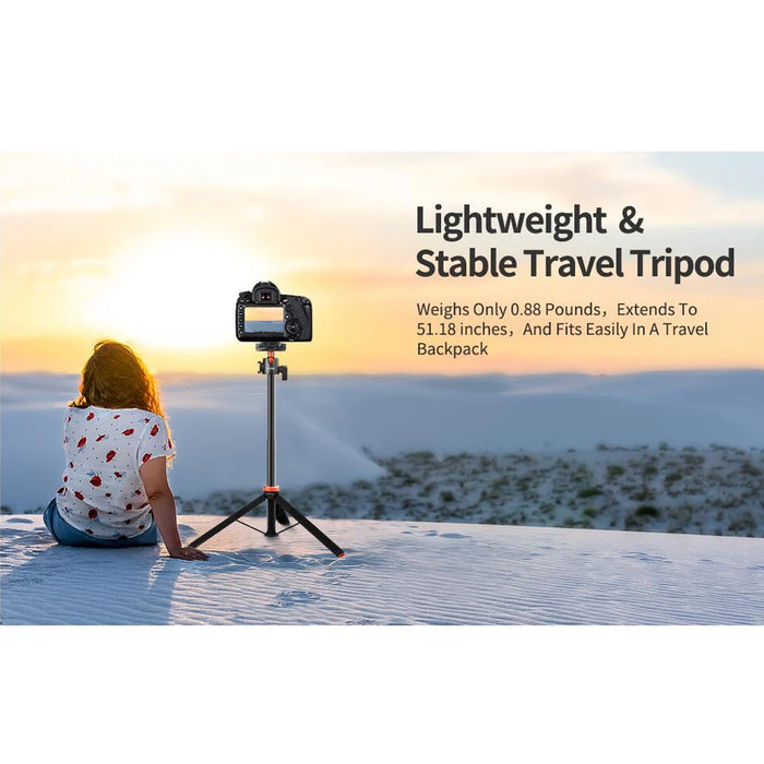 UURIG TP-02 Extendable Selfie Stick Tripod with 360° Ballhead