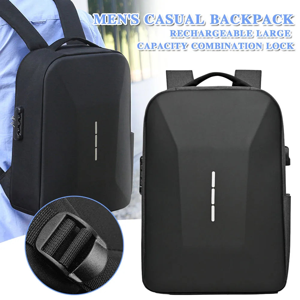 Travel Backpack Men Business Backpack School Bag With USB Charging Port Large Capacity 16inch Laptop Waterproof Fashion Backpack