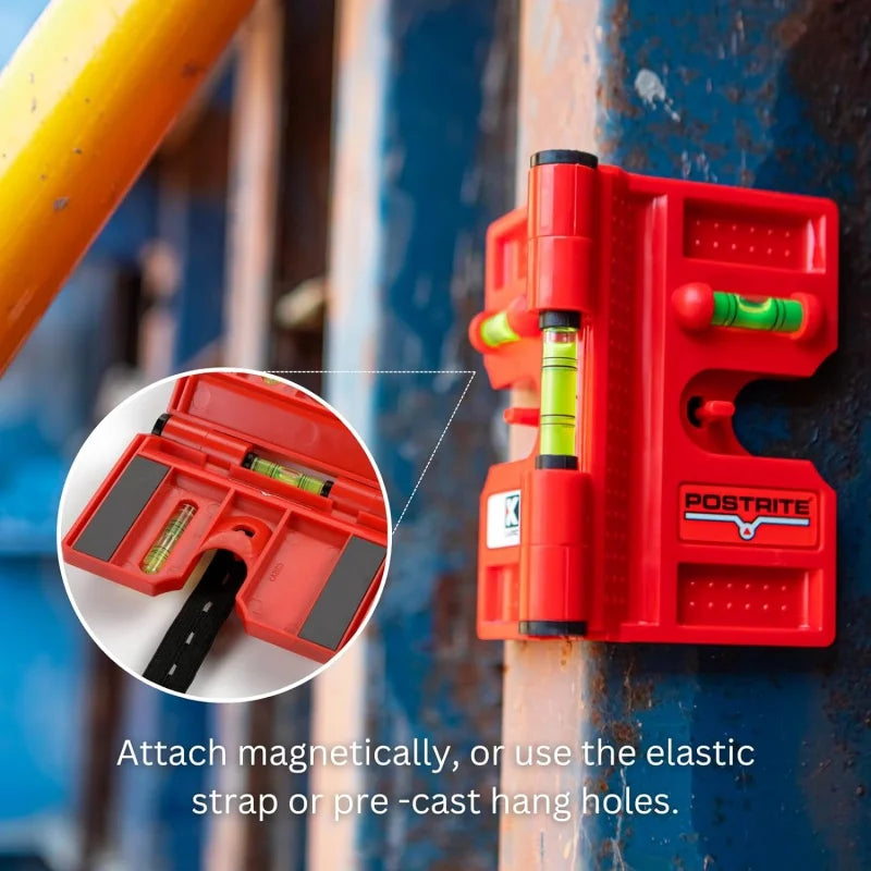 Kapro 340 Post Level - Adjustable with Strap & 3 Vials