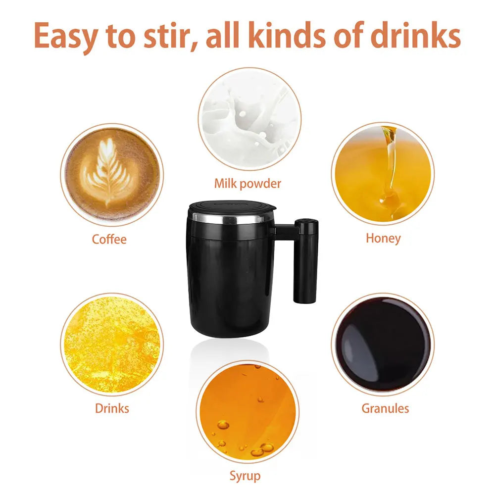 Automatic Self-Stirring Magnetic Mug