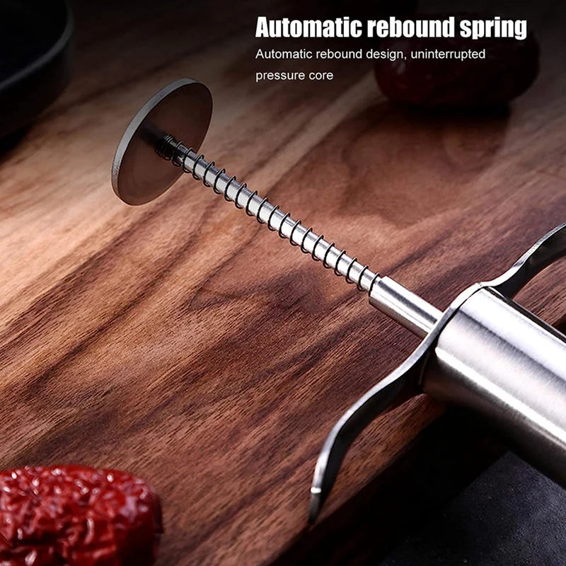Small Stainless Steel Fruit Seed Remover for Hawthorn, Grapes, and Red Dates