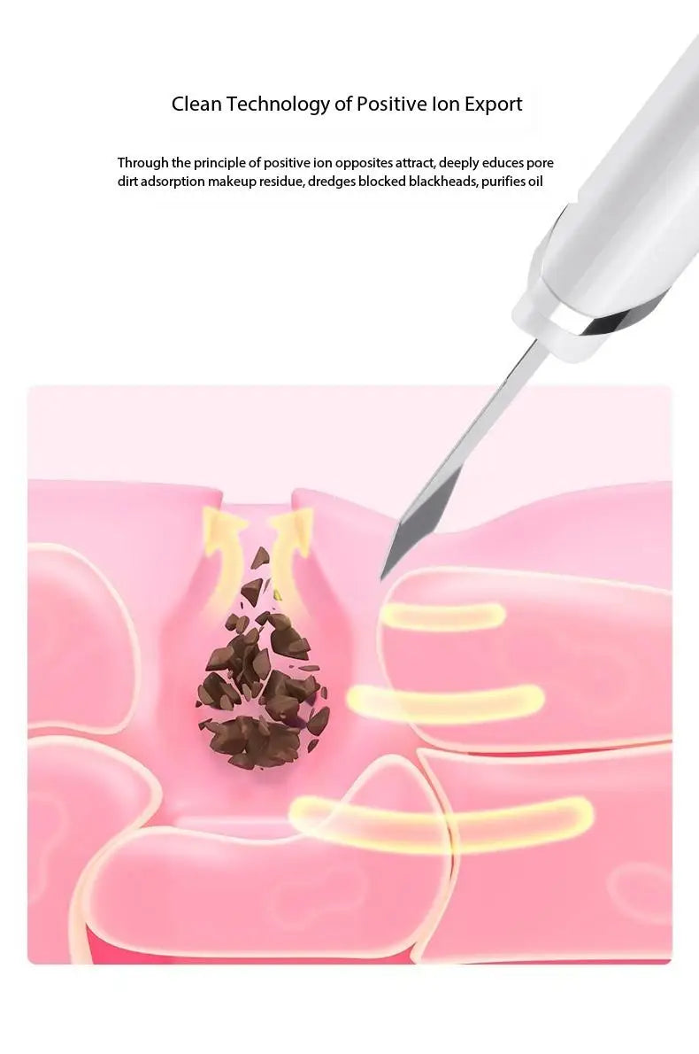 Blackhead Remover Blackhead Cleaning Pore Shrinking Beauty Device Dead Skin Acne Scalper Facial Pore Cleanser