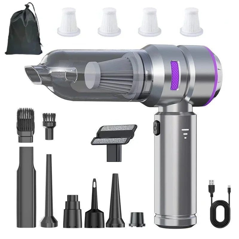 High-Power Cordless Car Vacuum Cleaner