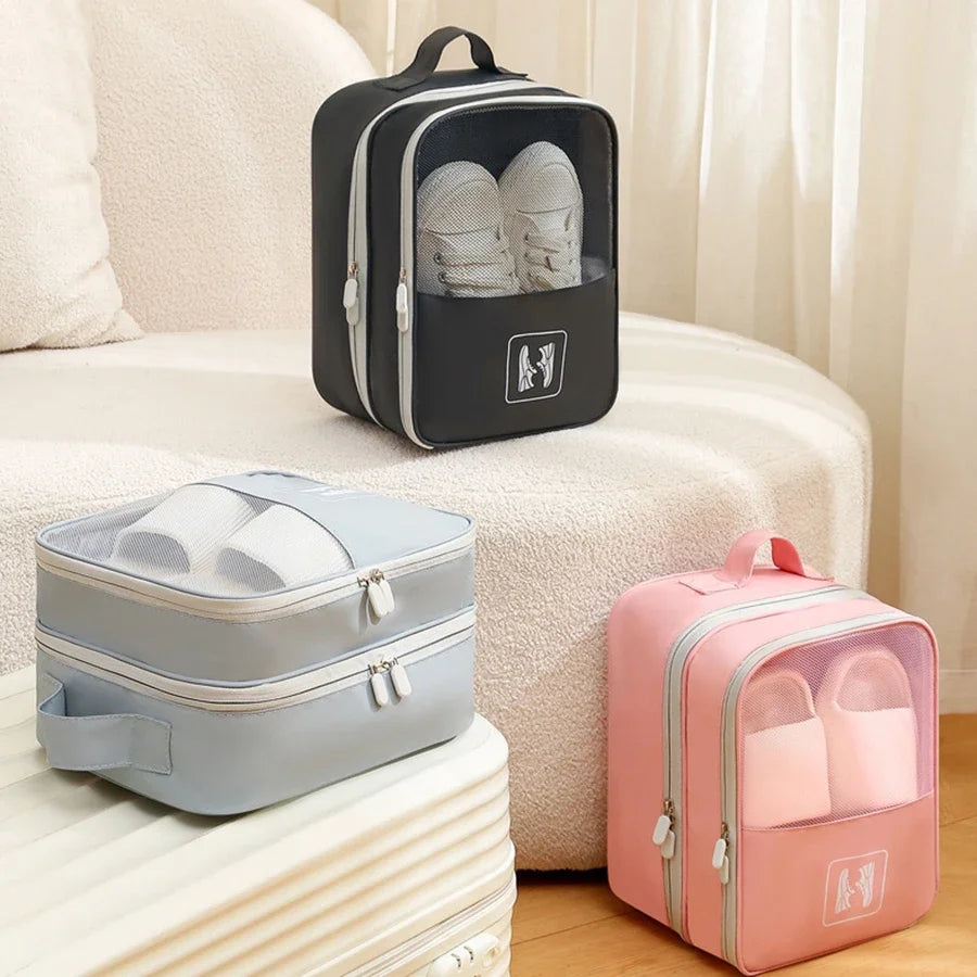 Portable Travel Shoe Organizer Bag