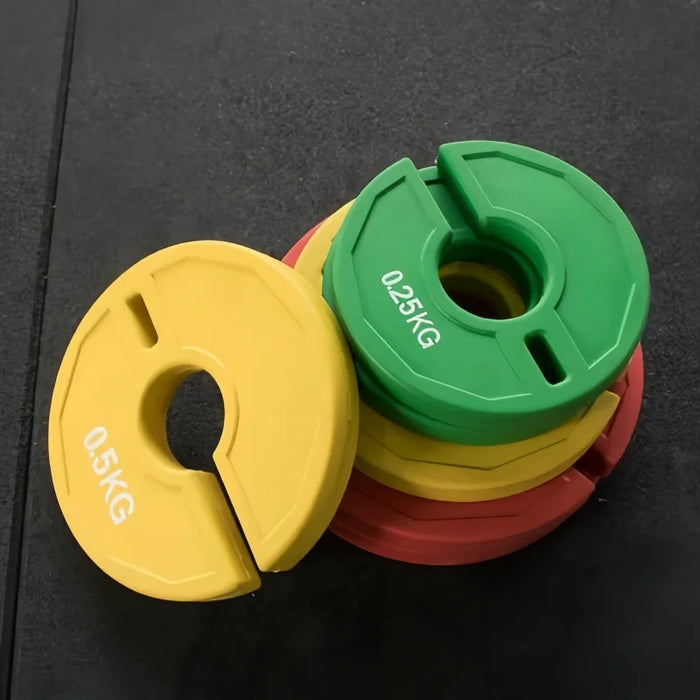 Rubber Fractional Weight Plates - 0.25/0.5/1 KG