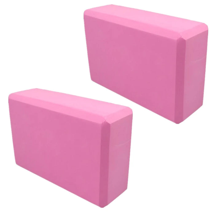 2PCS EVA Yoga Blocks – Foam Fitness Brick for Stretching, Yoga, and Body Shaping