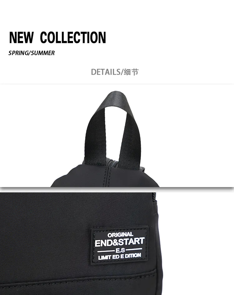 Casual Mini Men's Backpack Multifunction Lightweight Chest Bag Outdoor Backpacks Travel Small Backpack Men Chest Shoulder Bag