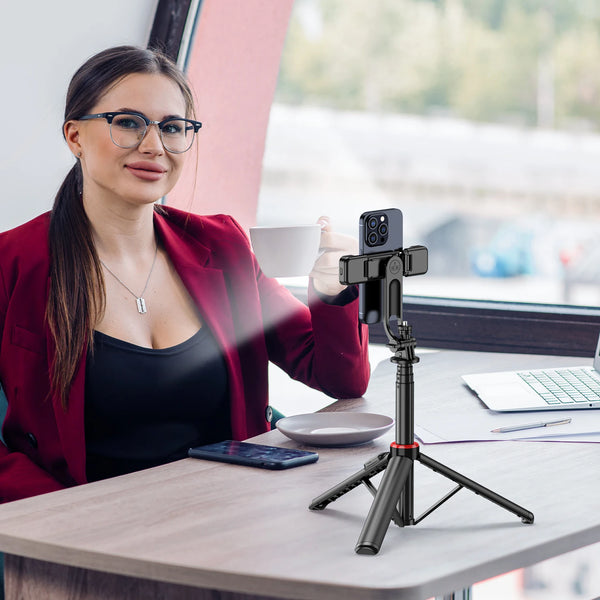 Selfie Stick Tripod with 360° Rotation & Bluetooth