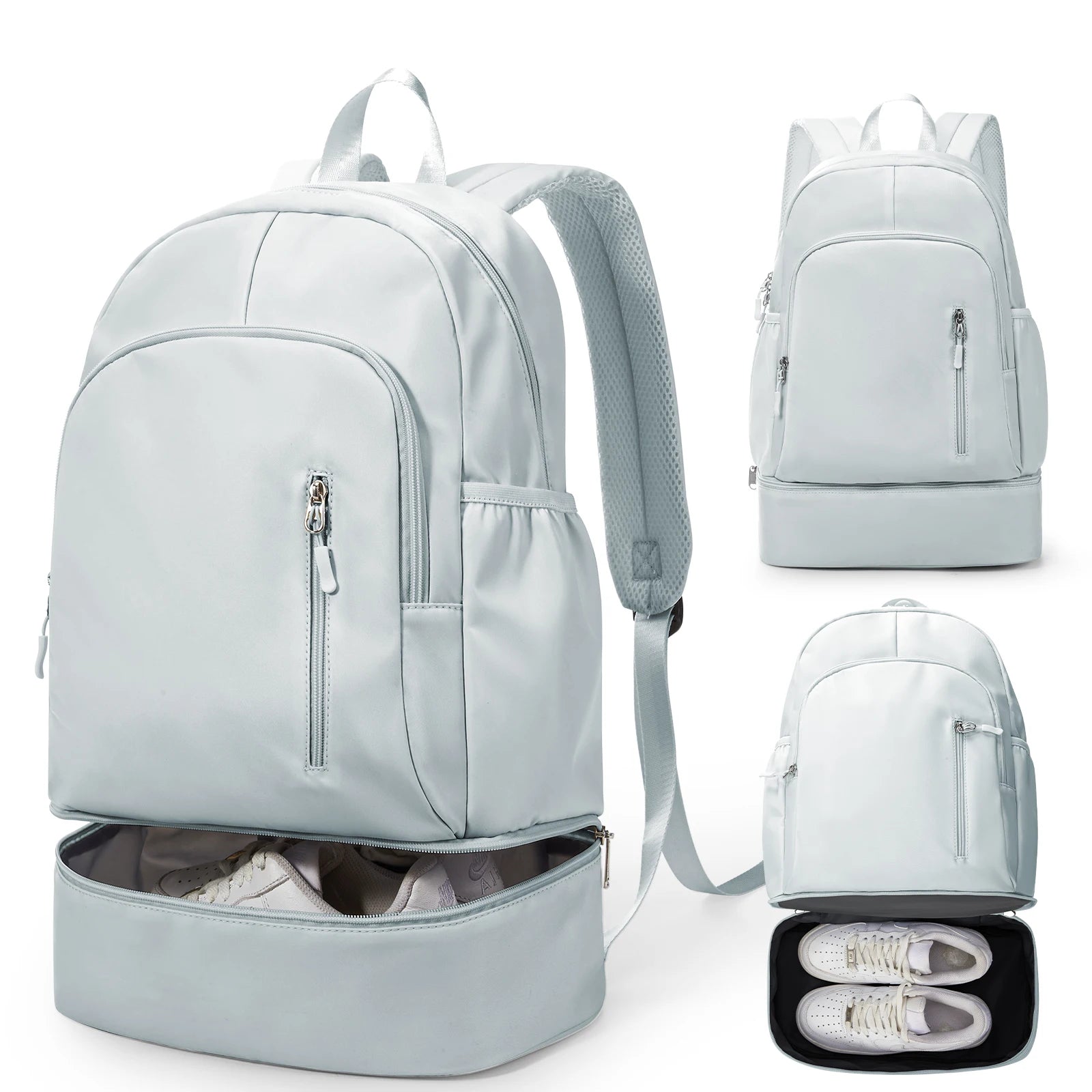 Sports Backpack for Women Men Gym Backpack with Shoe Compartment Foldable Travel Backpack Waterproof Sport Bag for Swimming Yoga