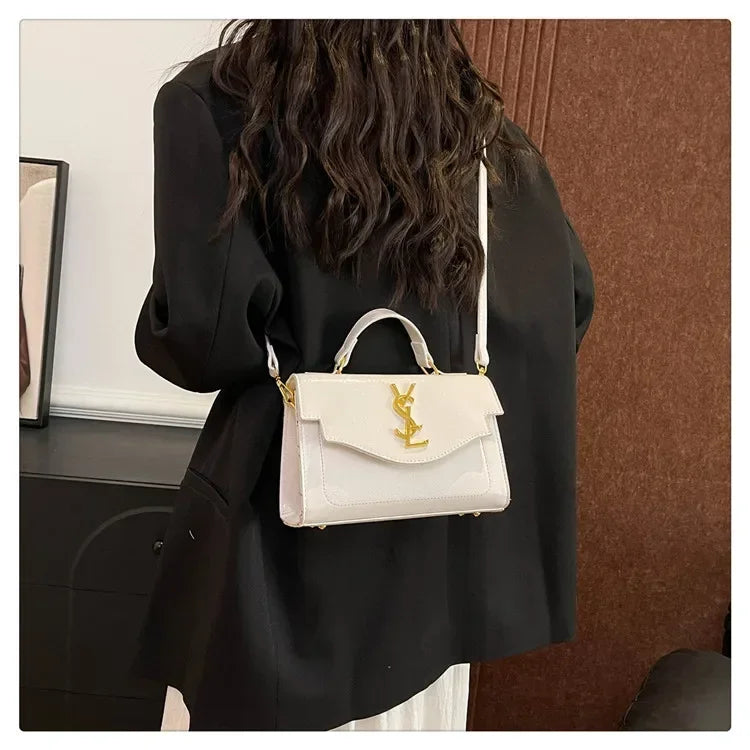 New Arrival 2025 Spring: Structured Textured Crossbody - Envelope Style, Detachable Chain, Women's Purse for Work & Events