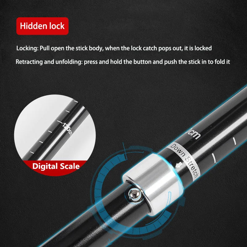 Telescopic Folding Trekking Pole