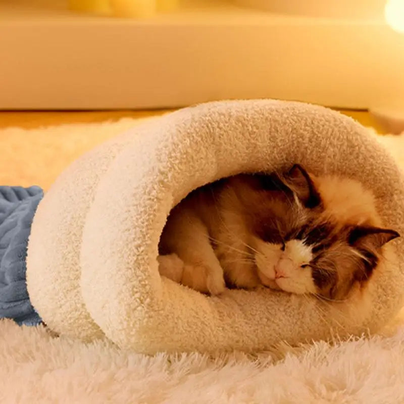 Plush Cat Sleeping Bag