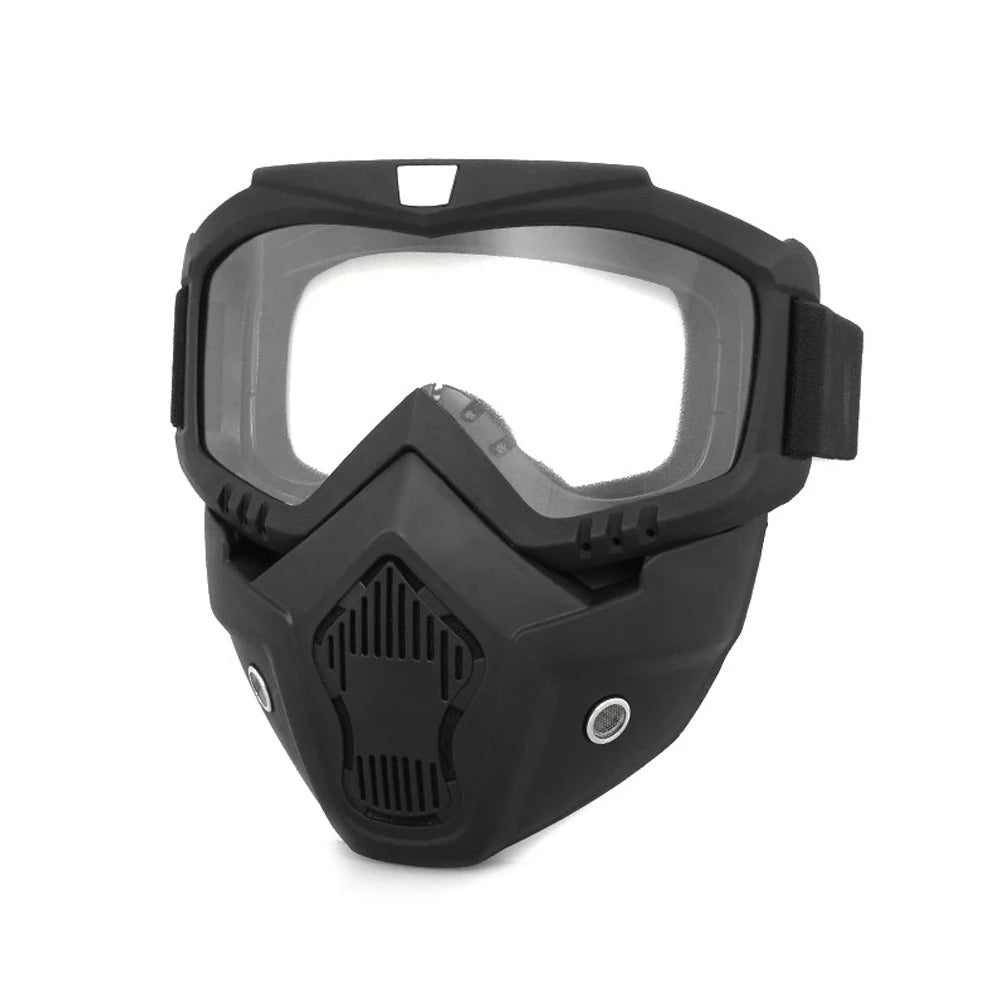 Protective Mask with Windproof Goggles for Riding & Sports