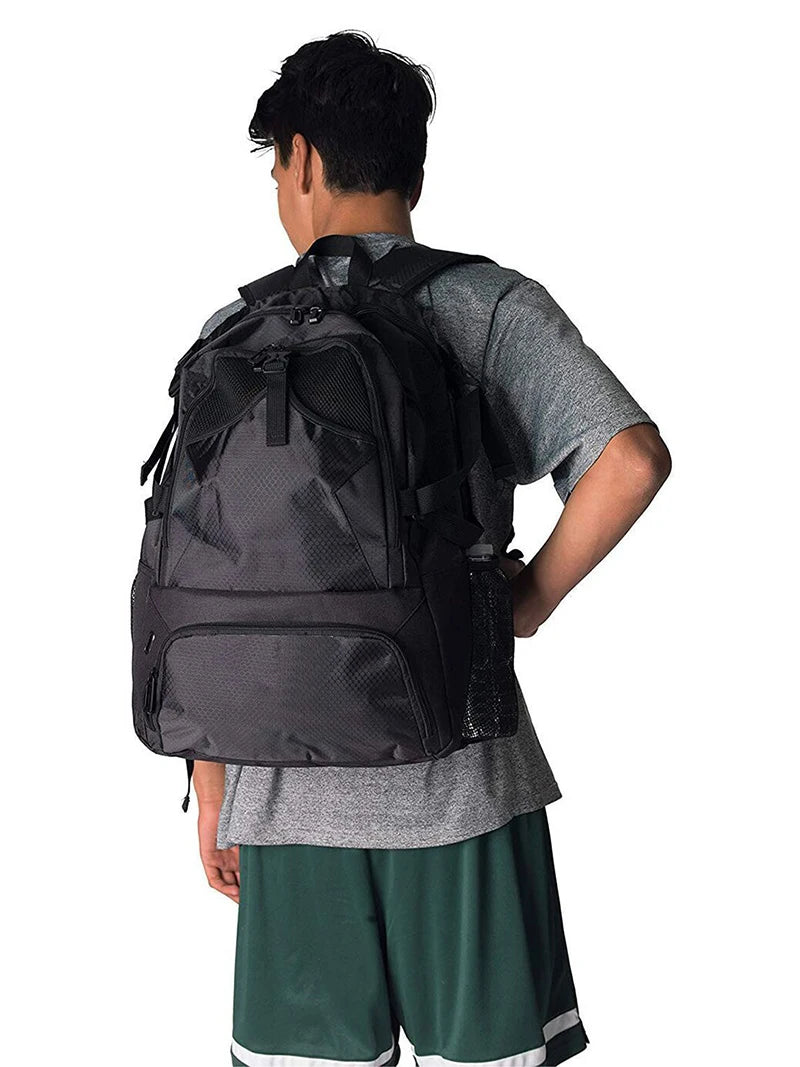 Large Sports Soccer Bag - Soccer Backpack & Bags for Basketball, Volleyball & Football with Separate Cleat and Shoes Compartment