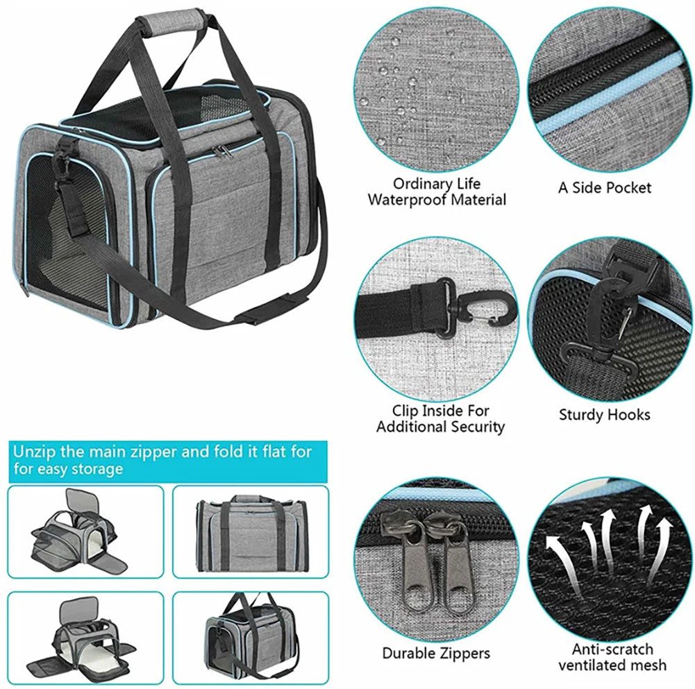 Expandable Pet Travel Backpack