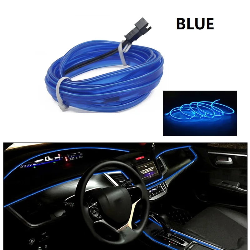 5/10M Car Interior LED Decorative Light Strips