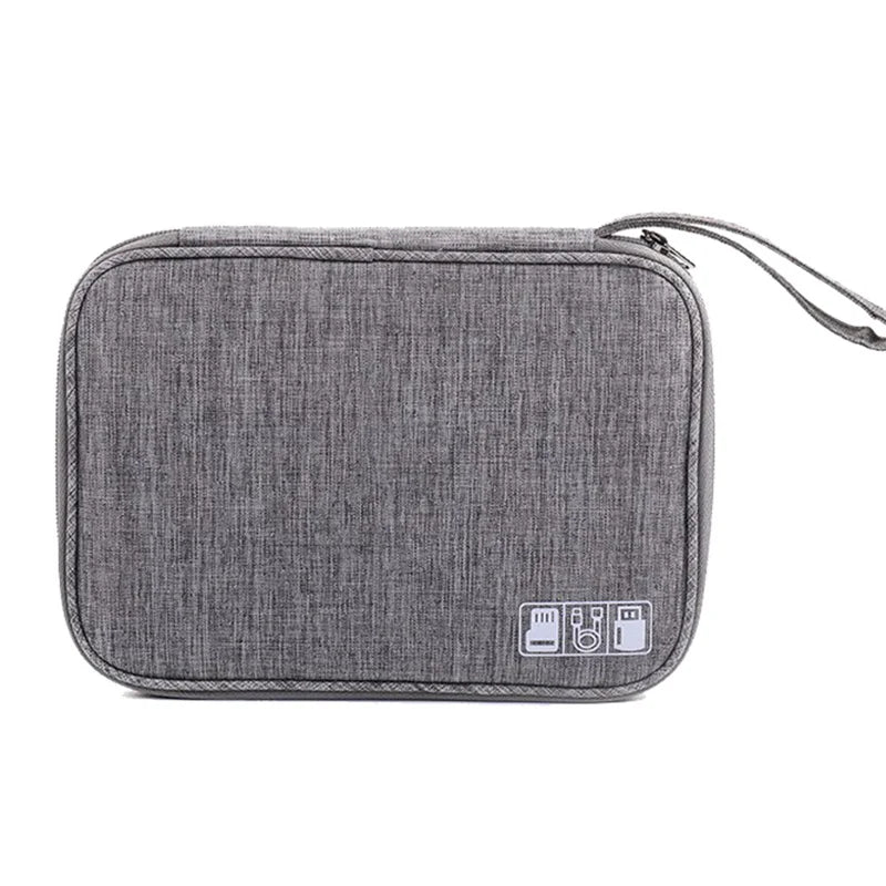 Portable Travel Cable Organizer Bag