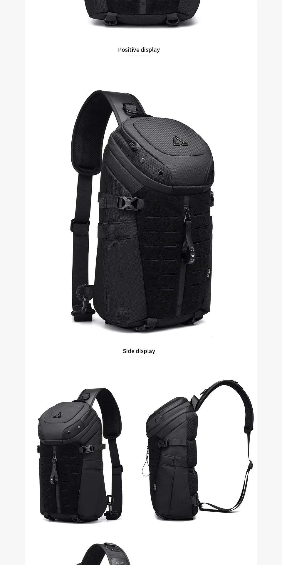 Mens Large Capacity Sports Waterproof Chest Bag Men Tactical Multifunctional Crossbody Bag Travel Shoulder Bags Рюкзаки Мужские