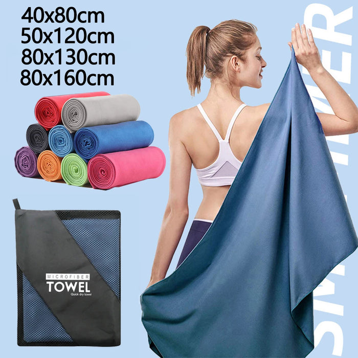 Quick-Dry Microfiber Gym Towel with Odor-Free & Absorbent Features