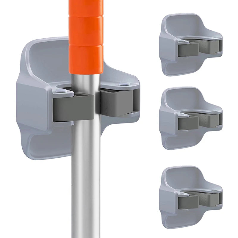 Self-Adhesive Mop and Broom Holder