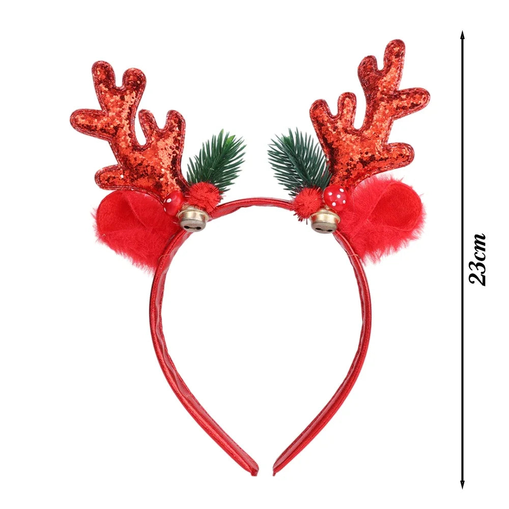 Sparkling Reindeer Antler Christmas Headbands