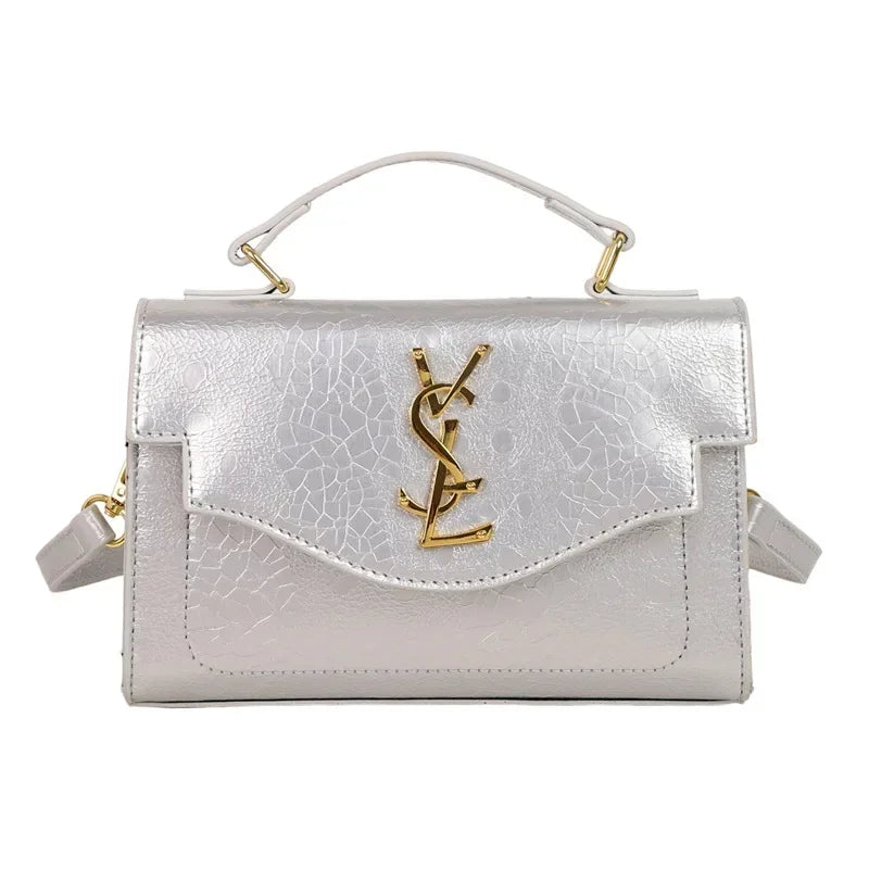 New Arrival 2025 Spring: Structured Textured Crossbody - Envelope Style, Detachable Chain, Women's Purse for Work & Events