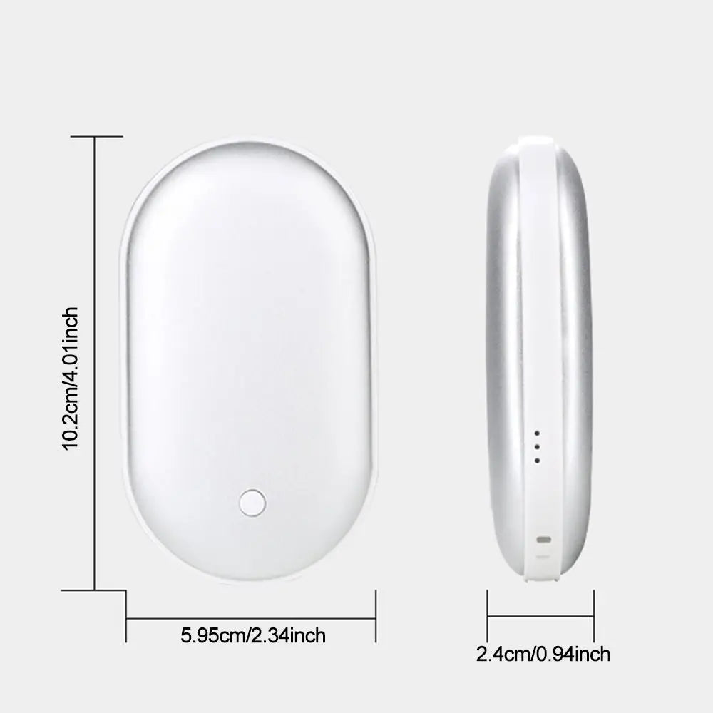 2-in-1 Rechargeable Hand Warmer & Power Bank