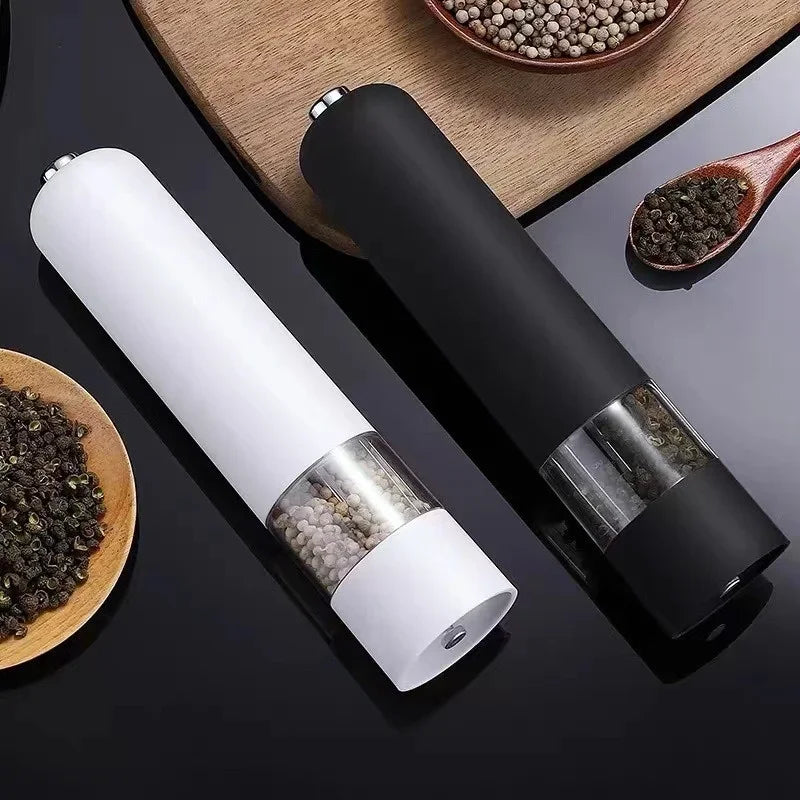 Electric Pepper & Salt Grinder – Adjustable Spice Mill