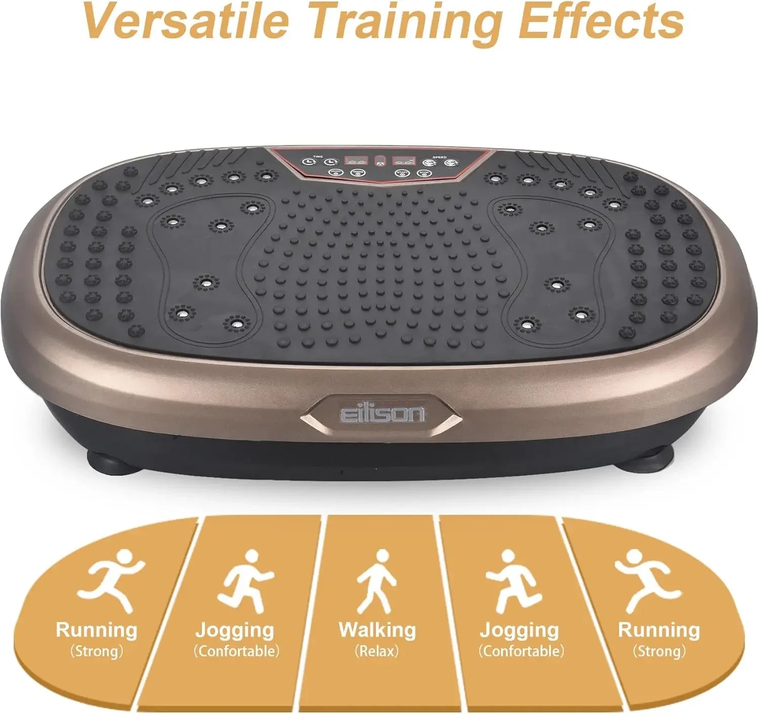 Vibration Plate Fitness Machine with Loop Bands