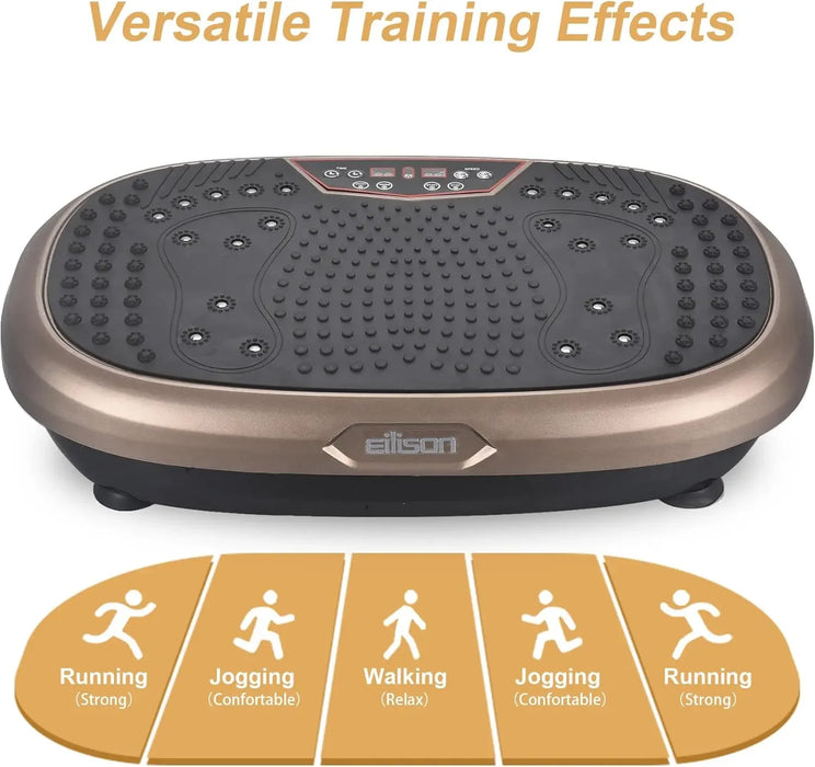 Vibration Plate Fitness Machine with Loop Bands