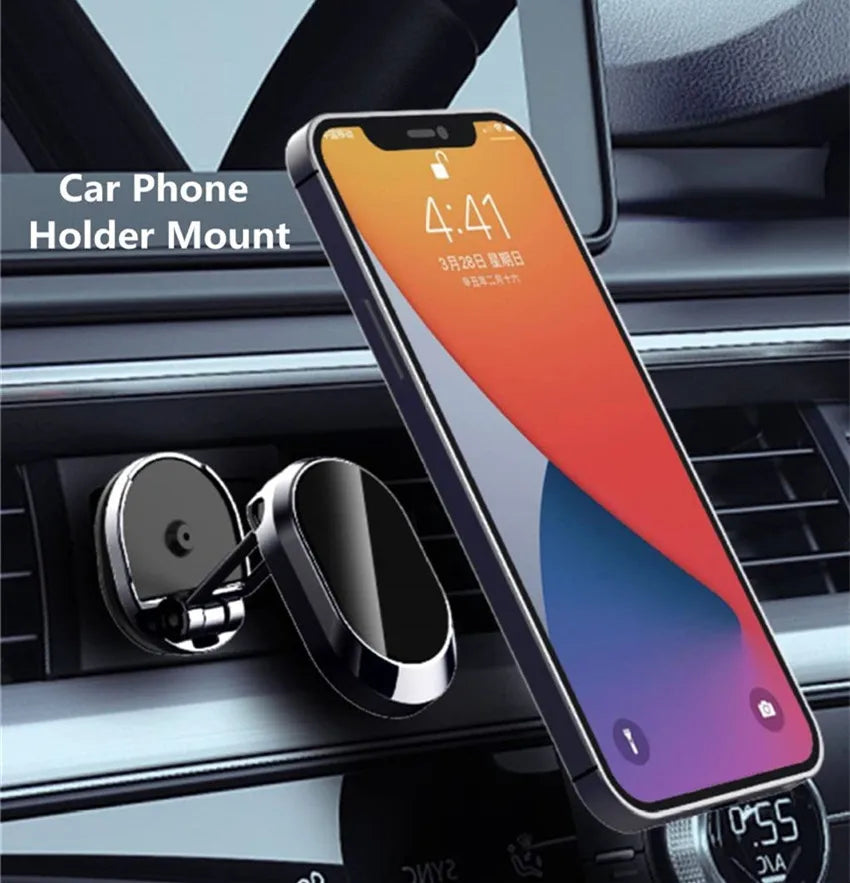 Foldable Magnetic Car Phone Holder