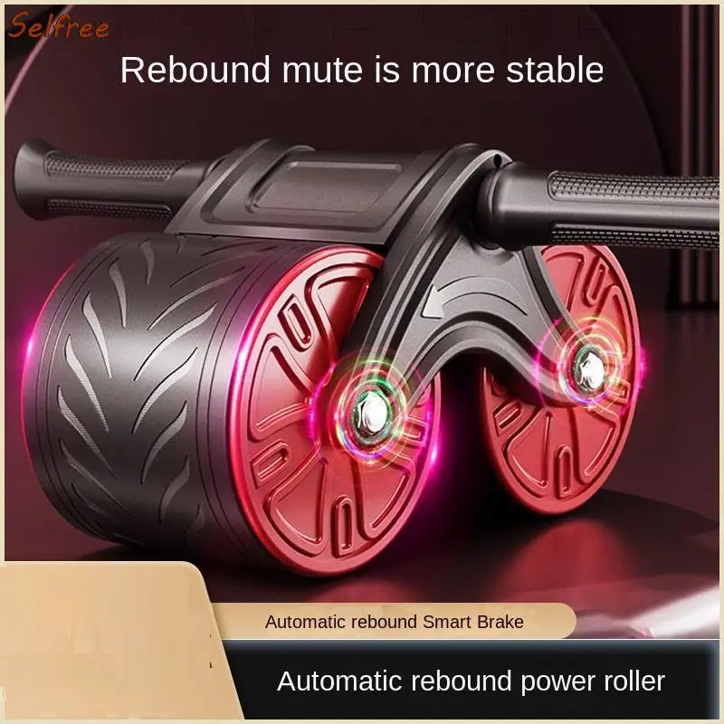 Automatic Rebound Abdominal Roller with Mute Function