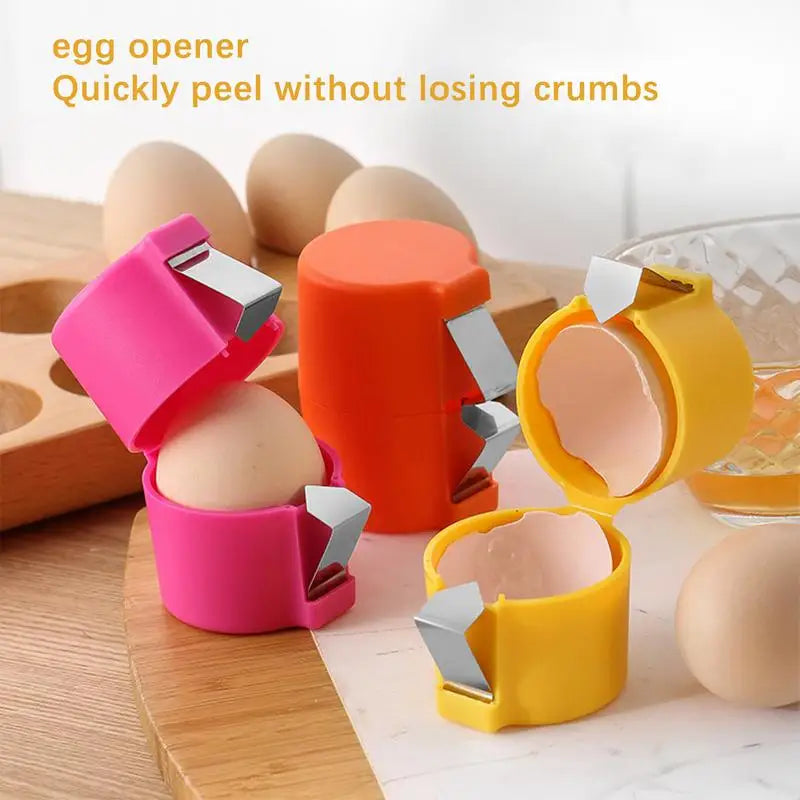 Creative Egg Opener & White Separator Tool – Eggshell Breaker and Cutter