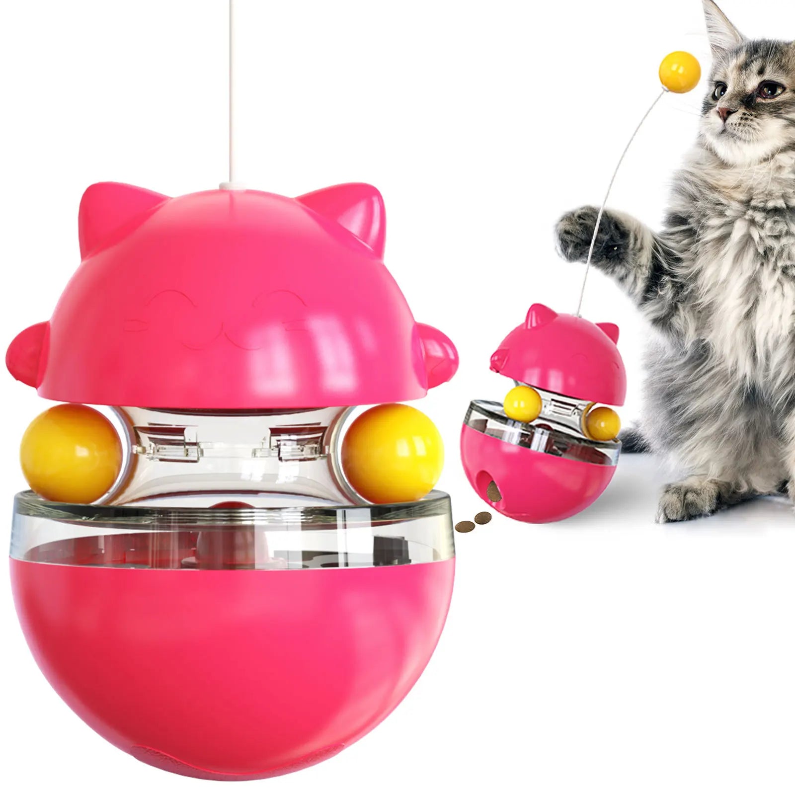 Interactive Cat Tumbler Toy