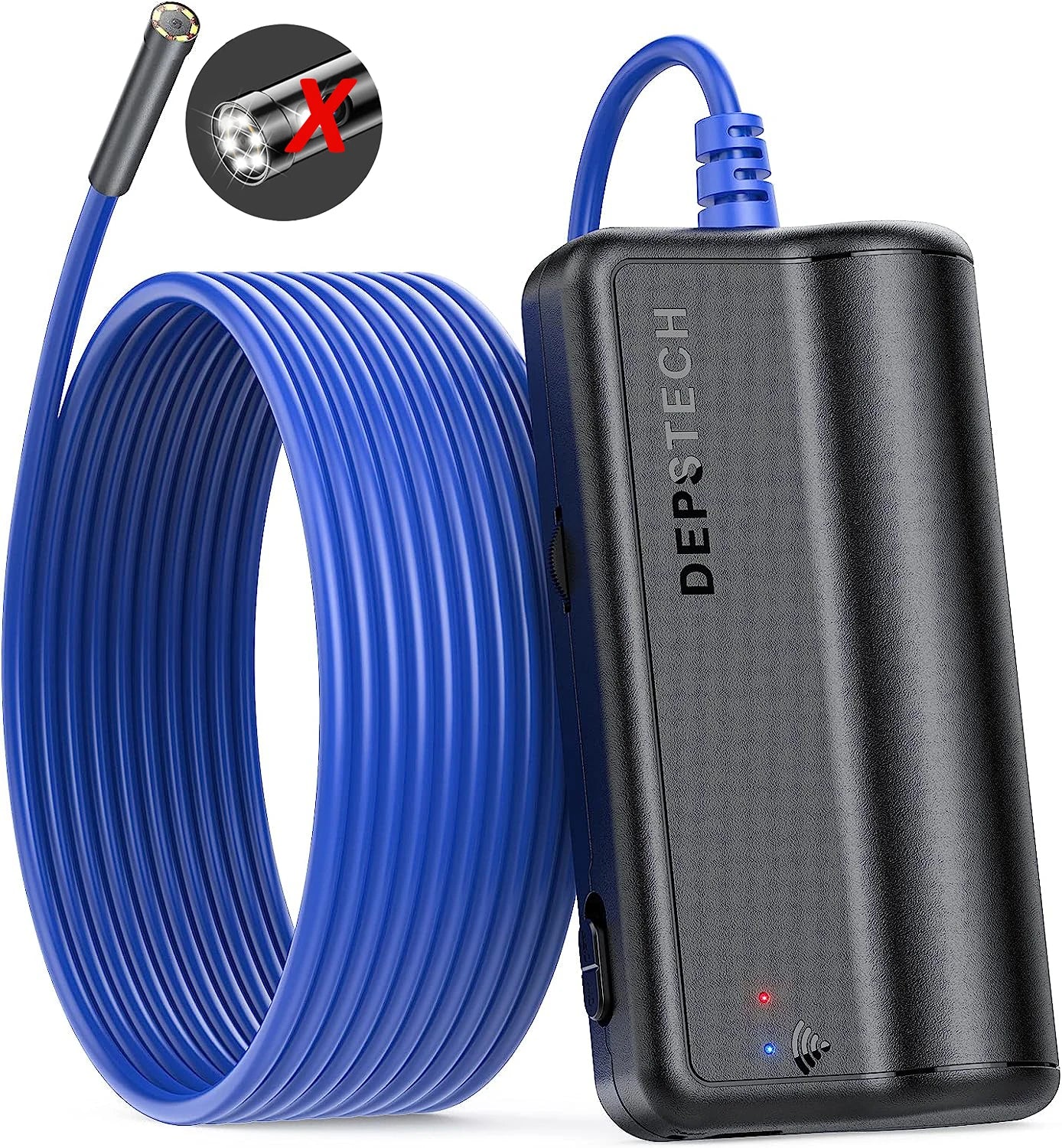 DEPSTECH Dual-Lens Wireless Endoscope Camera