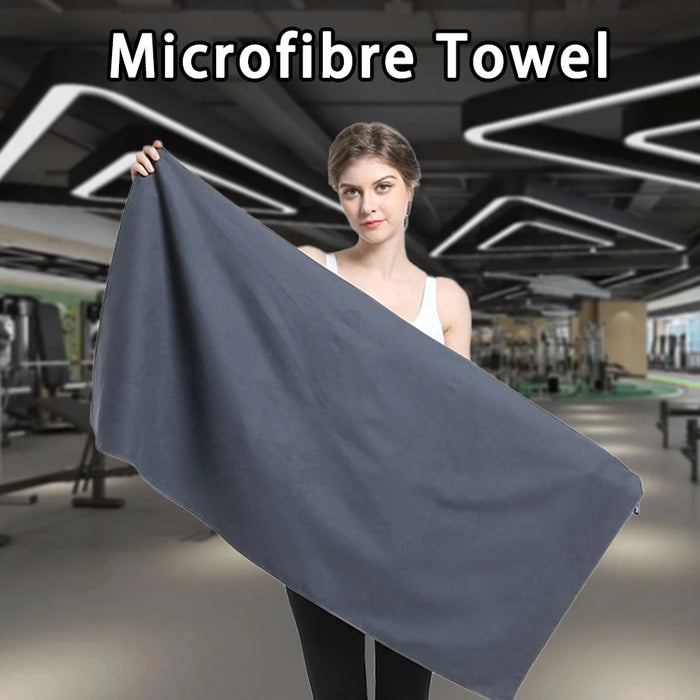 Quick-Dry Microfiber Sports Towel for Travel & Outdoor Activities