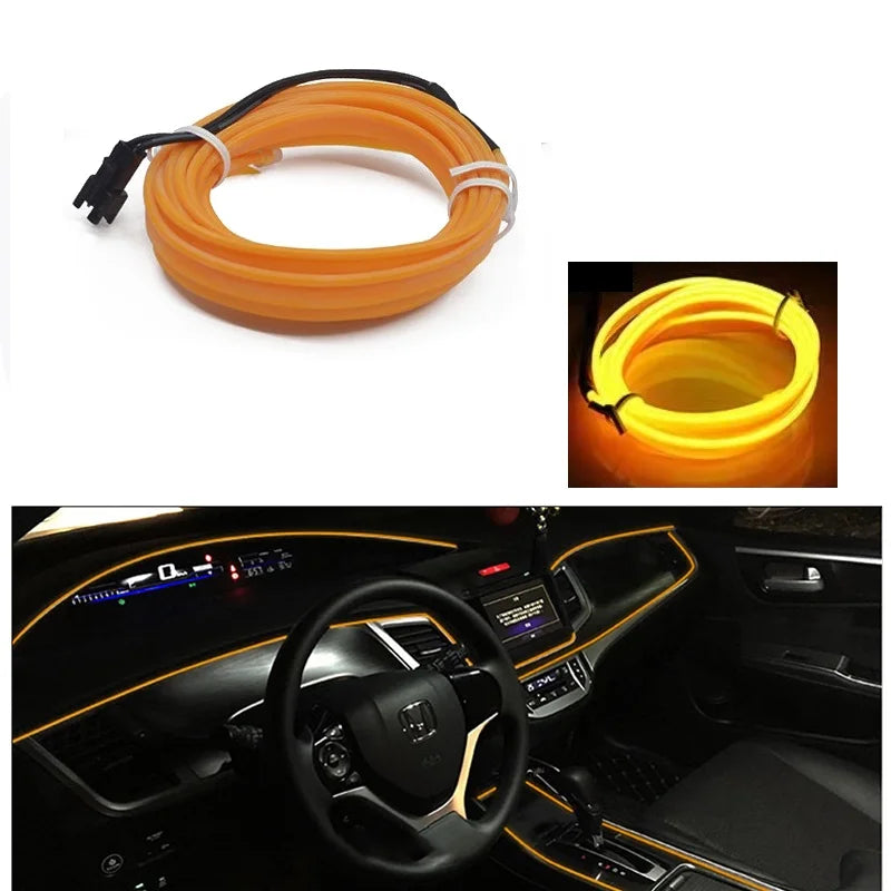 5/10M Car Interior LED Decorative Light Strips