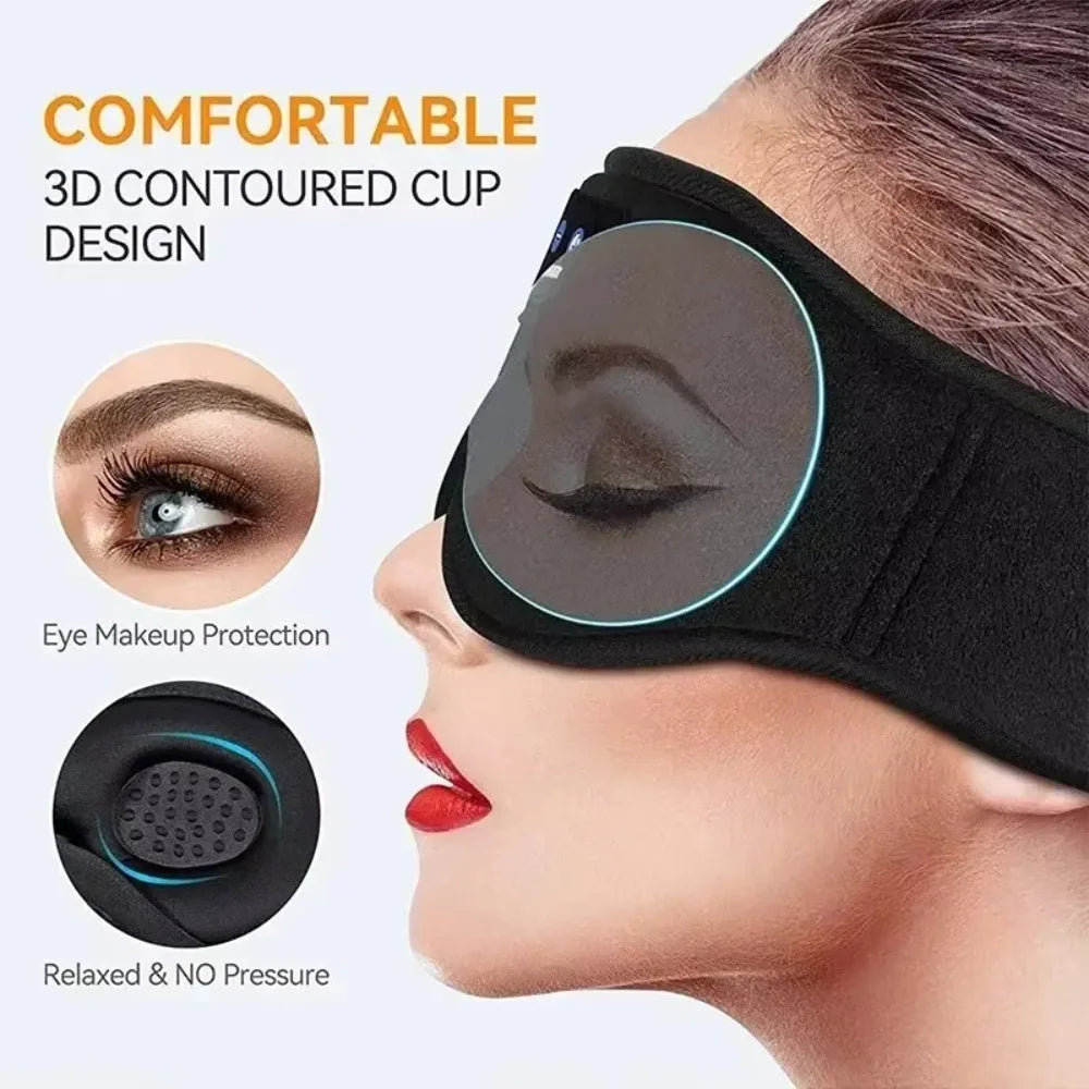 Stereo Wireless 3D Eye Mask with Bluetooth 5.0