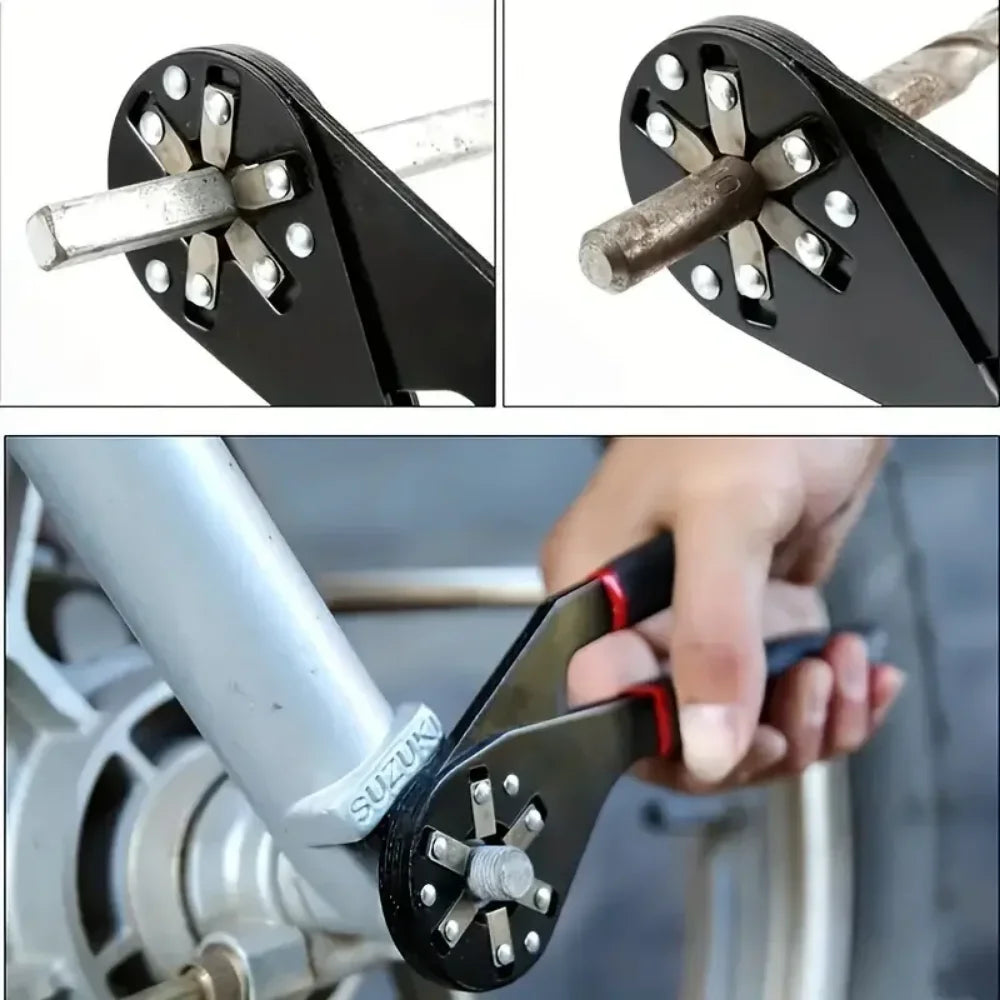 Magic Flex Head Adjustable Wrench - Universal Hex Spanner