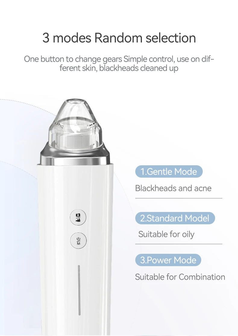 Vacuum Acne Cleaner Electric Blackhead Remover Black Head Removal Facial Deep Cleansing Pore Cleaner Machine Skin Care Tools