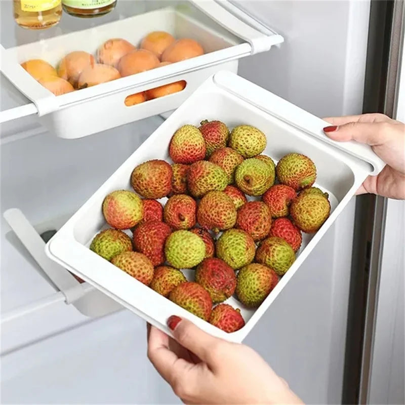 Refrigerator Pull-Out Drawer Organizer – Fruit & Veggie Storage