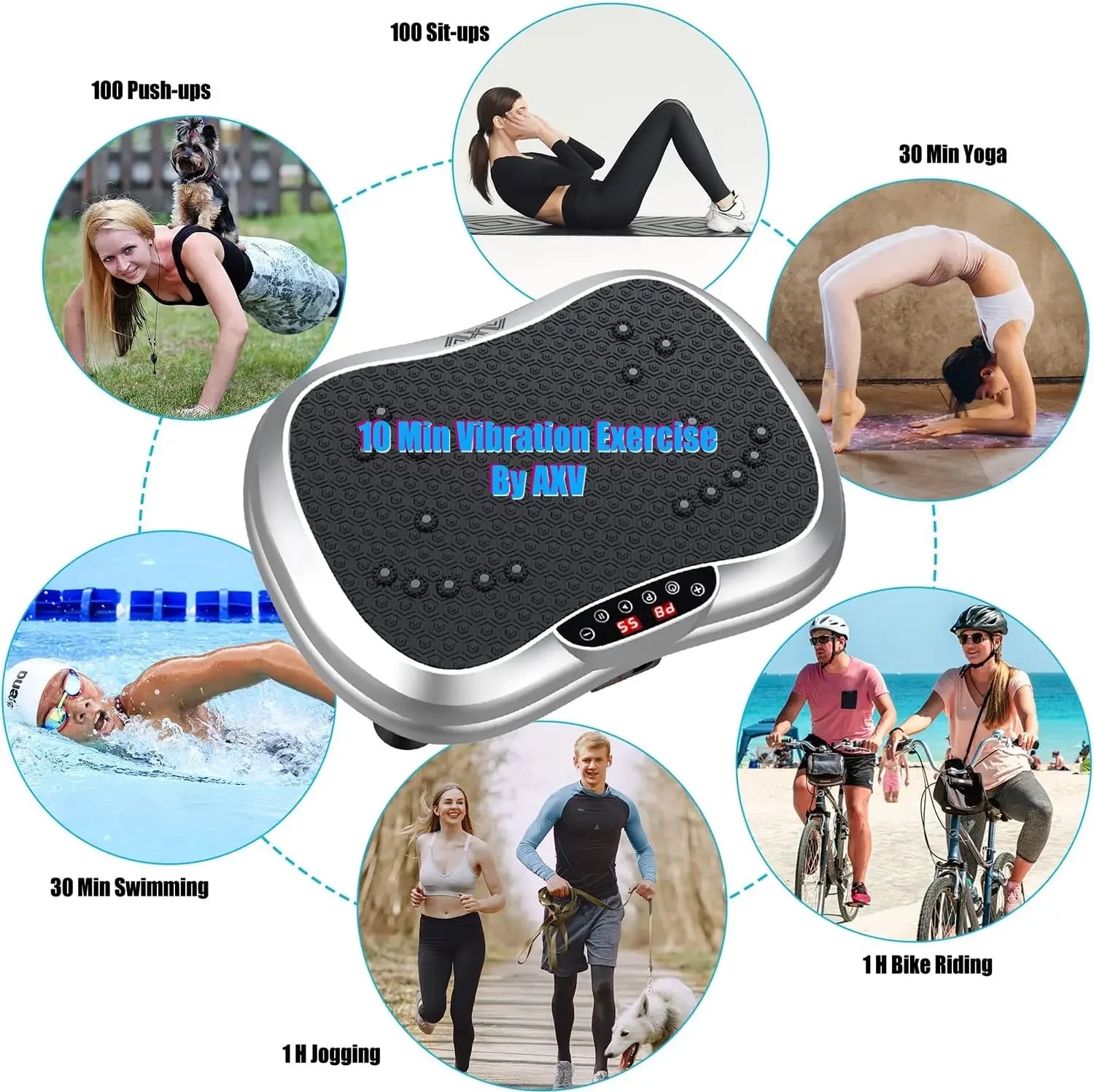 Vibration Plate Exercise Machine for Whole Body Workout